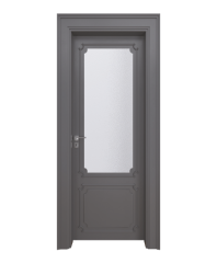 BY-5015V Porte intérieure Laqué Vitrée